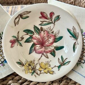 Johnson Bros., Windsor Ware, Azalea Pattern Bowl